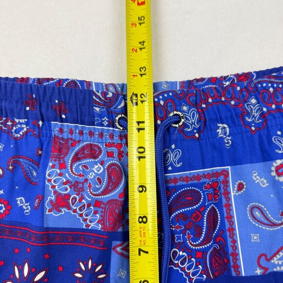 NWT Dogg Supply By Snoop Dogg Mens Set Blue Stretch Woven Shirt & Shorts Size XL - Picture 14 of 16